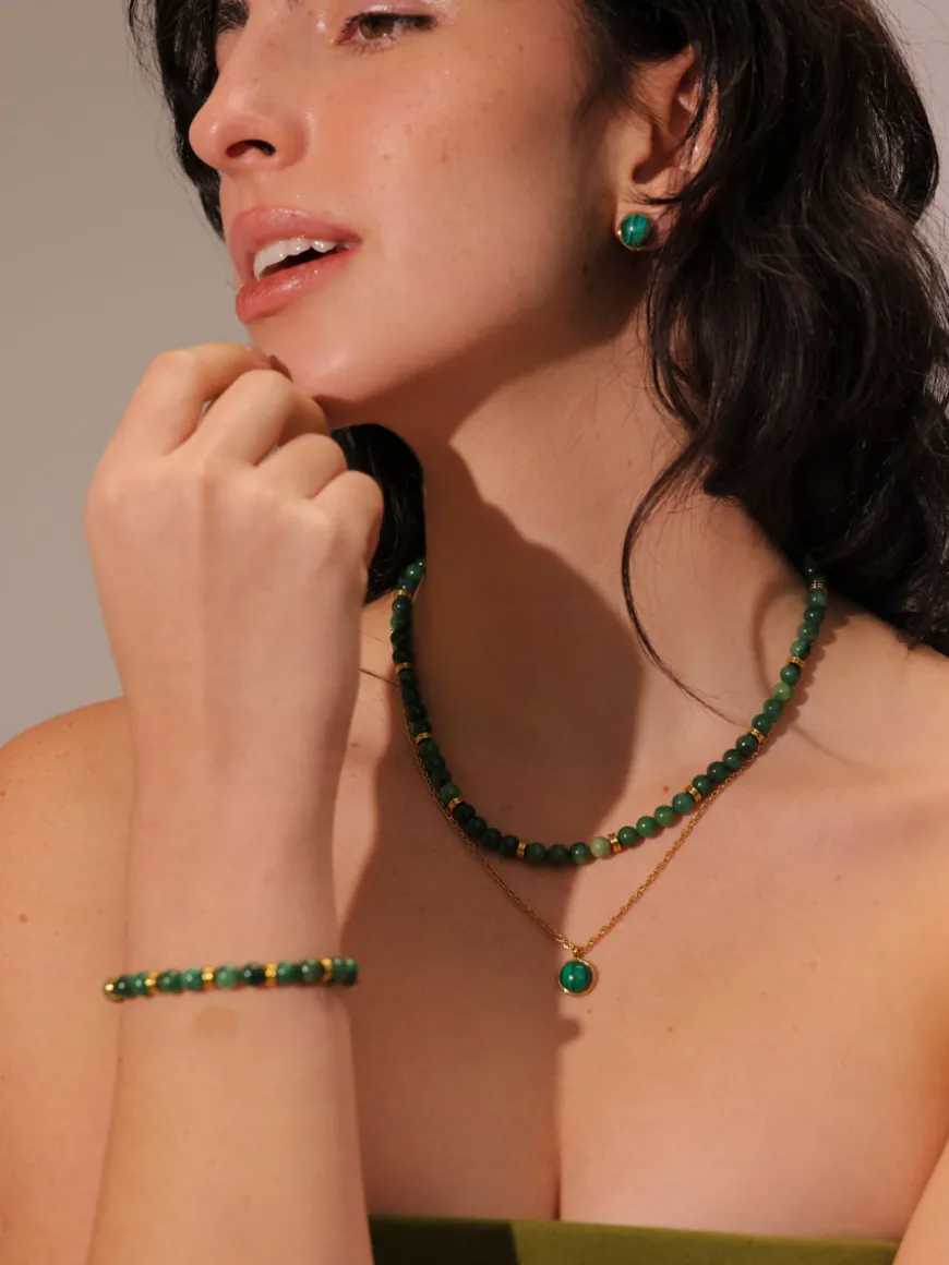 Enchanted Moments Green Kette
