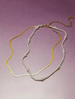 Enchanting Pearl Layered Kette