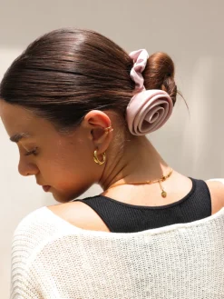 Eternal Rose Blue Scrunchie