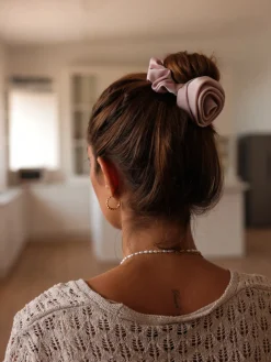 Eternal Rose Blue Scrunchie