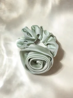 Eternal Rose Grey-green Scrunchie