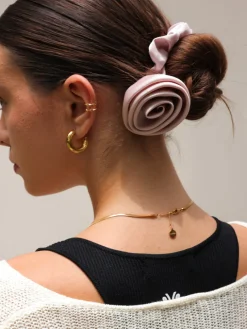 Eternal Rose Pink Scrunchie