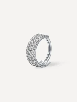 Eternity Glowing Triple Hoop Titan Piercing