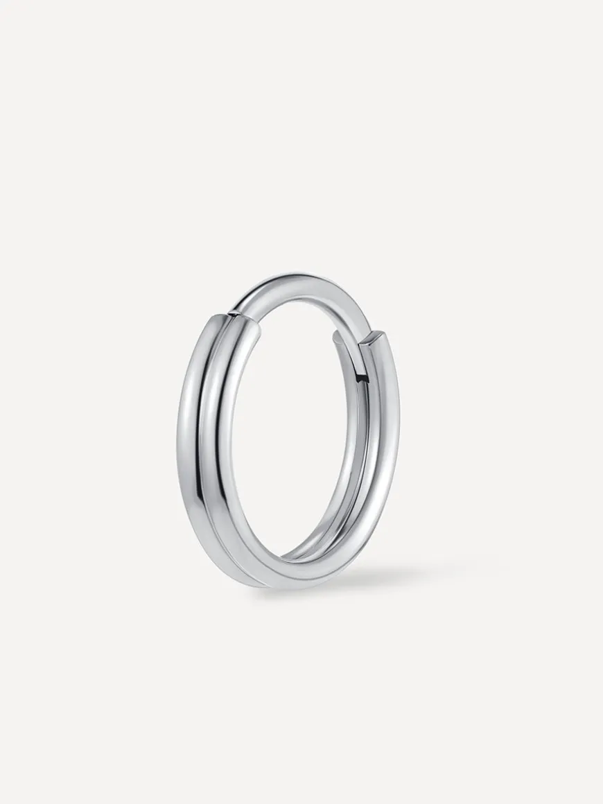 Eternity Plain Double Hoop Titan Piercing