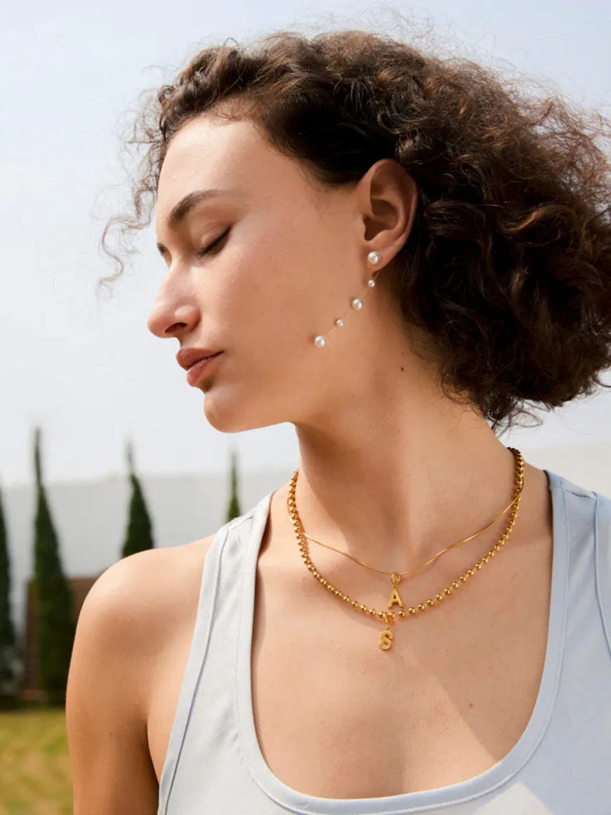 Ethereal Pearl Drop Ohrringe
