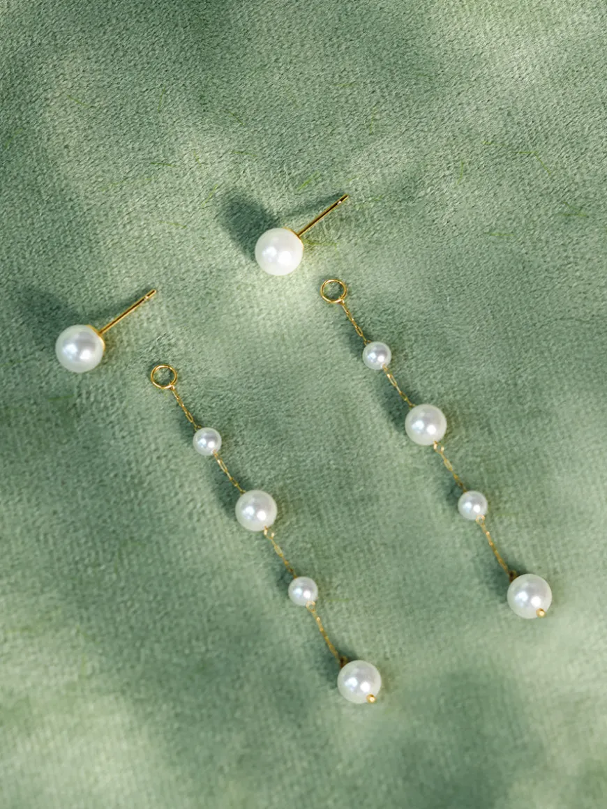 Ethereal Pearl Drop Ohrringe