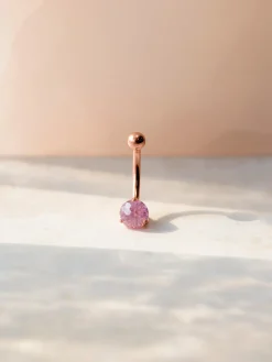 Ethereal Spark Pink Titan Bauchnabelpiercing