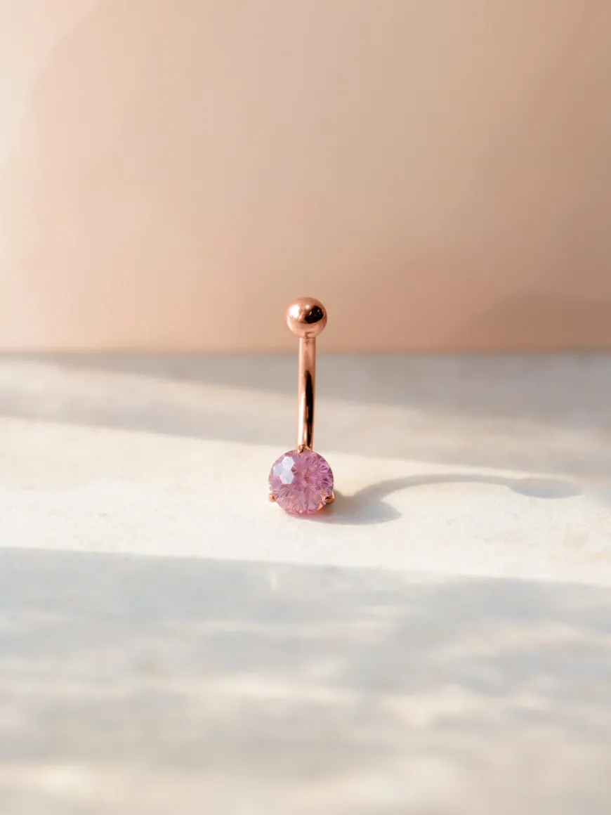 Ethereal Spark Pink Titan Bauchnabelpiercing