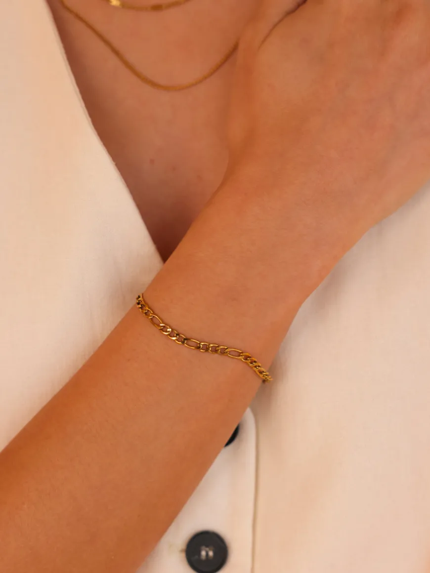 Figaro Steel Armband