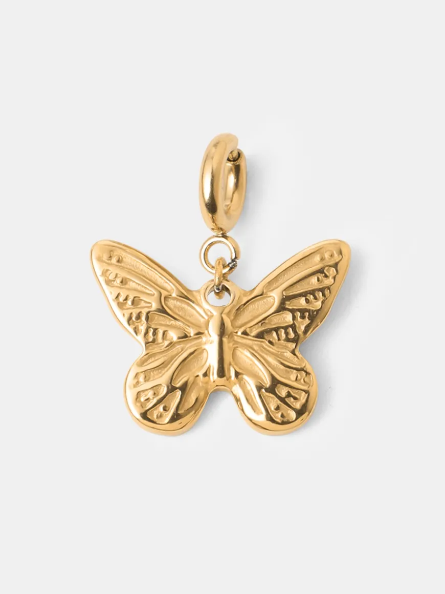 Floral Butterfly Ketten-Charm