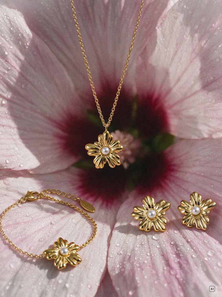 Floral Daisy Bloom Kette