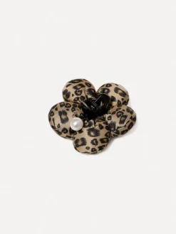 Floral Grace Leopard Haarklammer