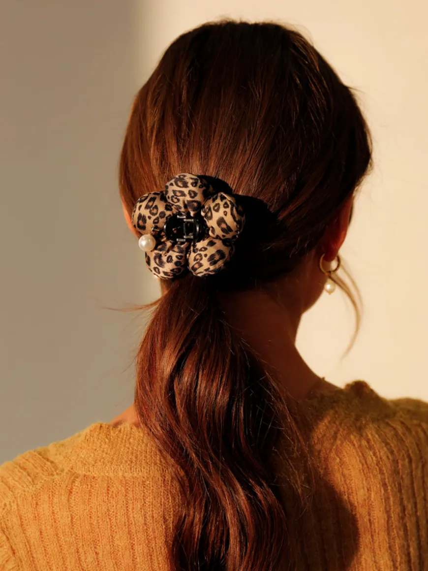 Floral Grace White Haarklammer