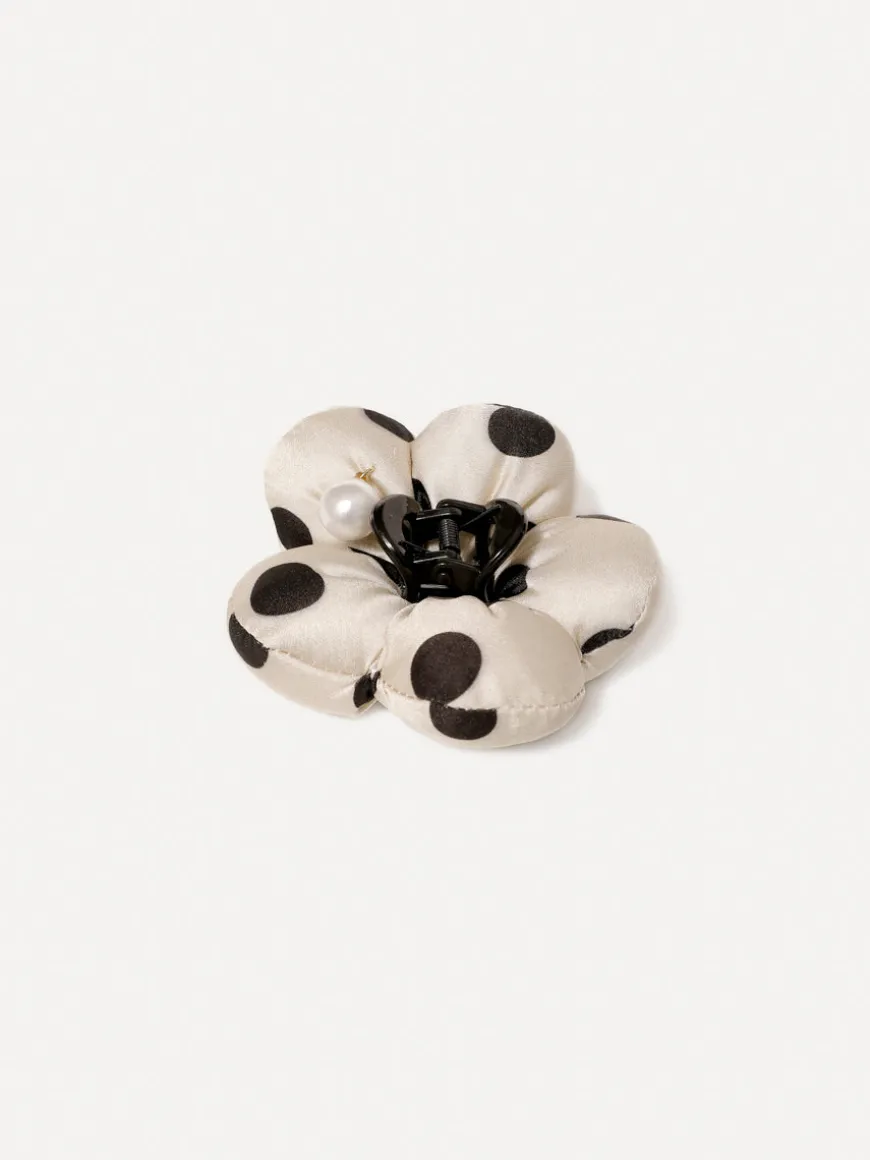 Floral Grace White Haarklammer