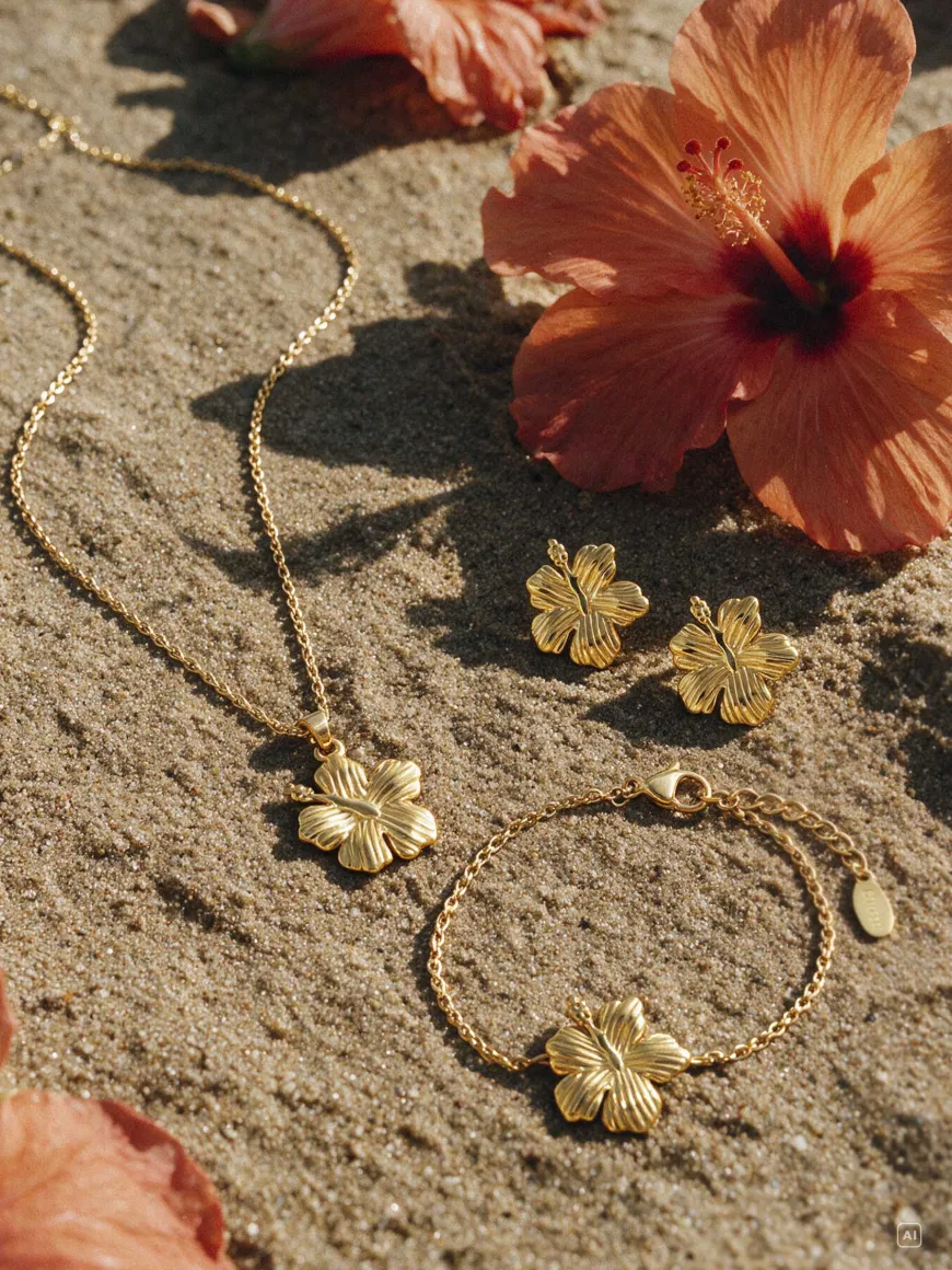 Floral Hibiscus Bloom Kette