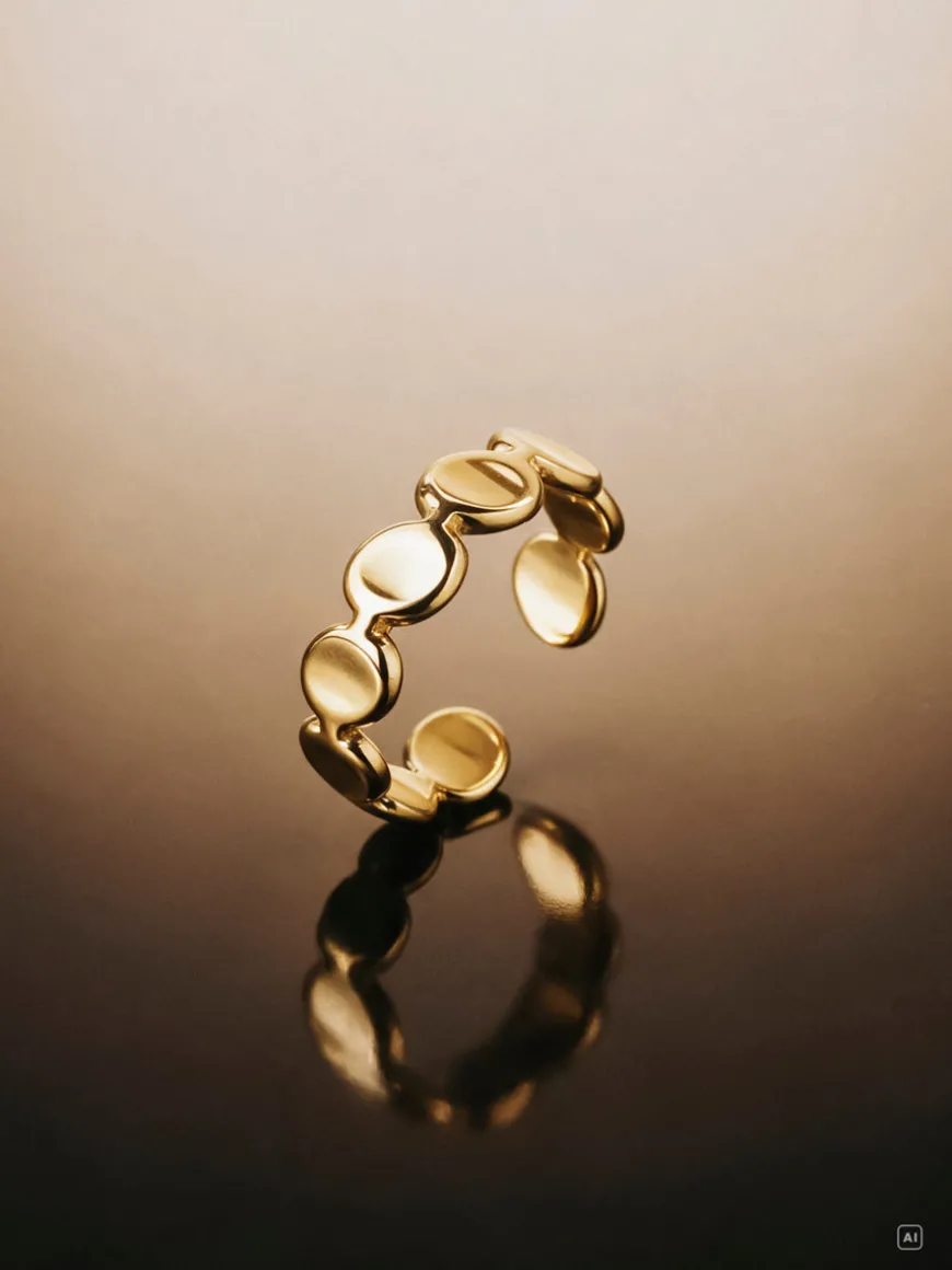 Fluid Pebble Ring