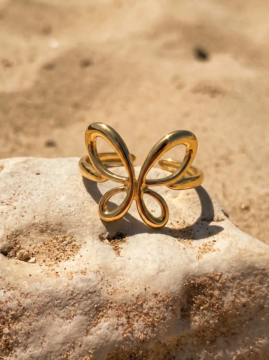 Flying Butterfly Ring