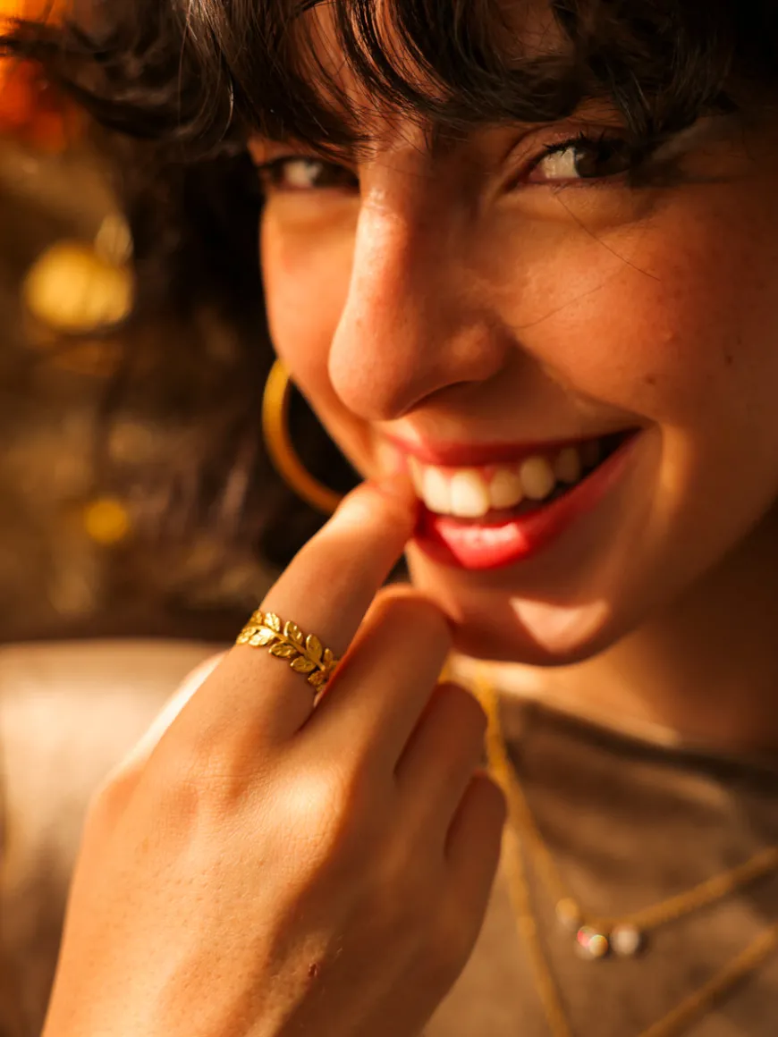 Fresh Leaf Ring