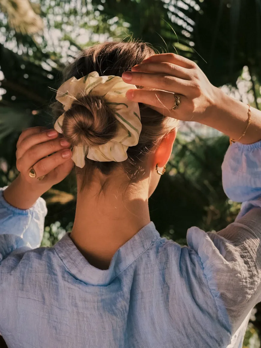 Fresh Wave Green Scrunchie