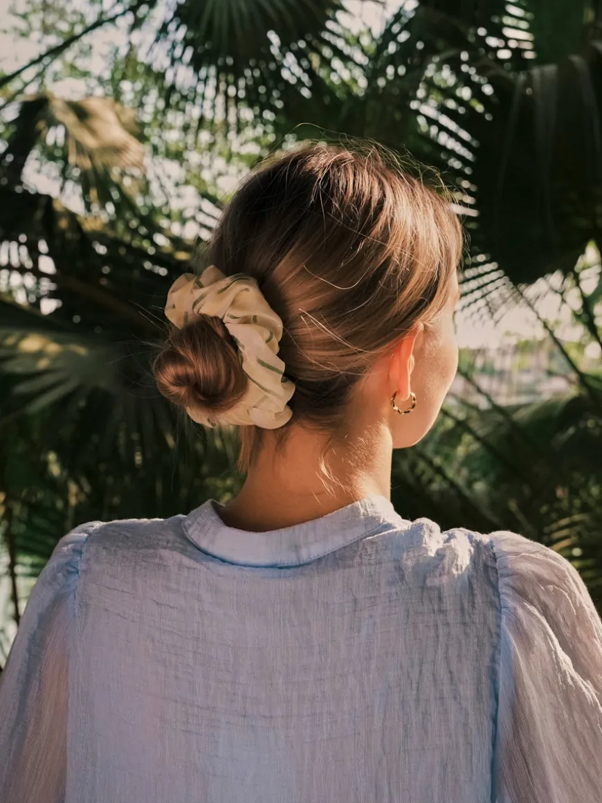 Fresh Wave Green Scrunchie