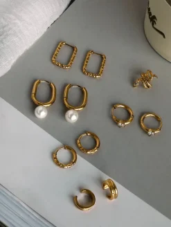 Geometric Hoop Ohrringe