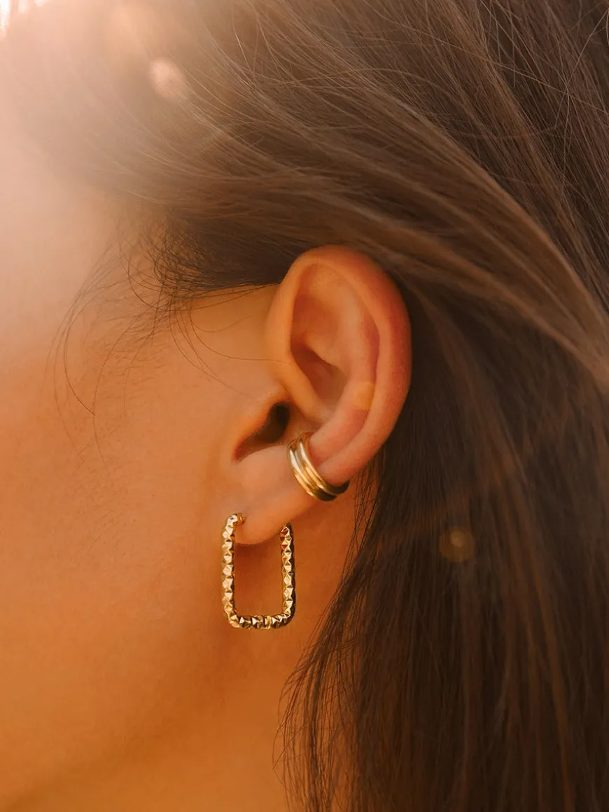 Geometric Hoop Ohrringe