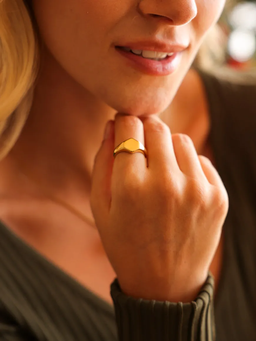 Geometric Shine Ring