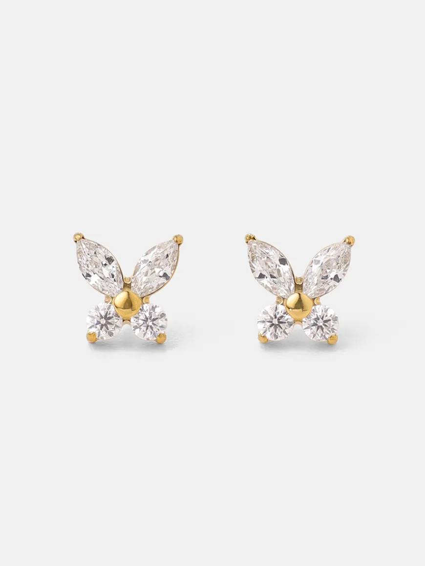 Gleaming Butterfly Ohrringe