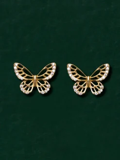 Glittering Butterfly Ohrringe