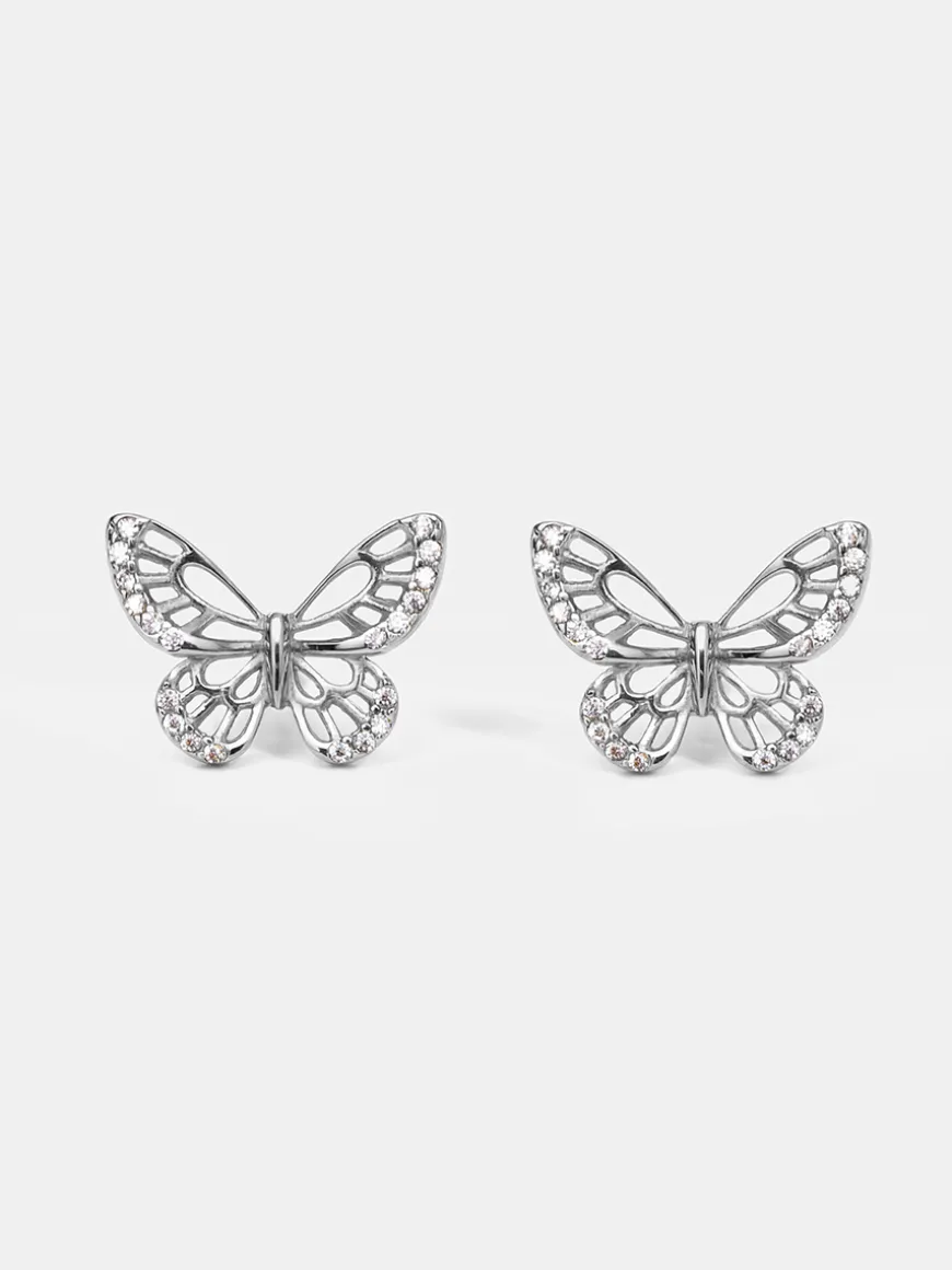 Glittering Butterfly Ohrringe