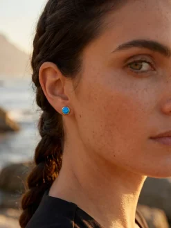 Glitter Stone Stud Ohrringe