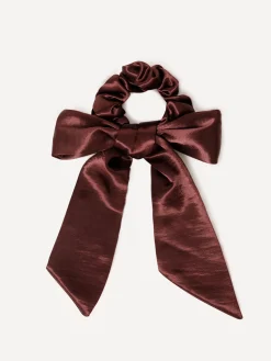 Graceful Bow Red Scrunchie