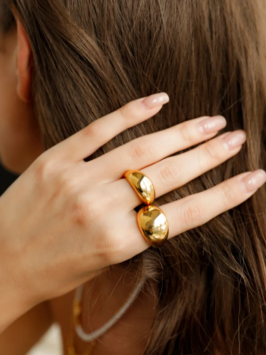 Graceful Dome Ring