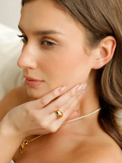 Graceful Dome Ring