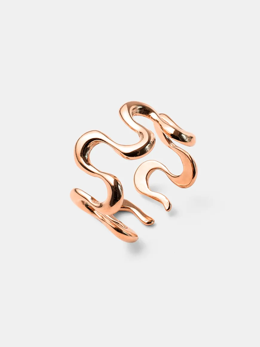 Graceful Wave Ring
