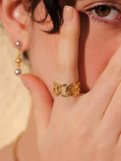 Hammered Elegance Ring