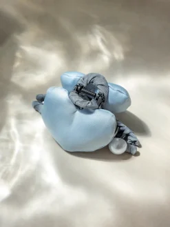 Heart Glow Blue Haarklammer