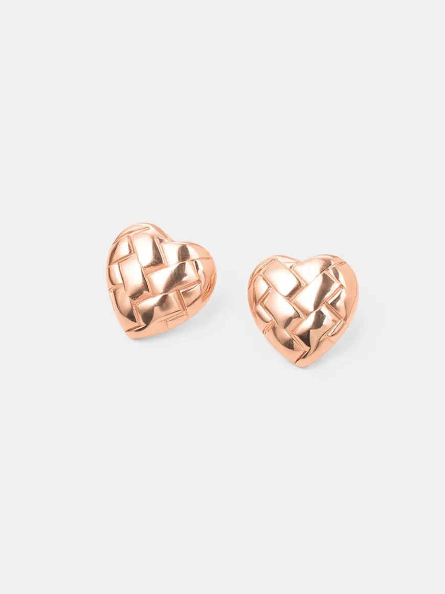 Heart Weave Ohrringe
