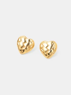 Heart Weave Ohrringe