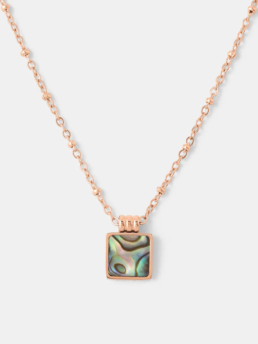 Iridescent Square Kette