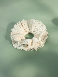 Lace Bloom Scrunchie