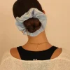Lace Breeze Blue Scrunchie
