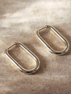 Large U Hoop Ohrringe