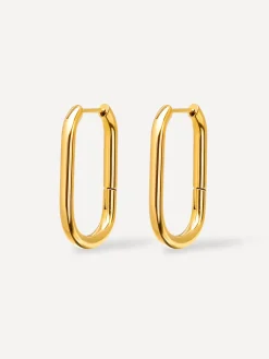 Large U Hoop Ohrringe