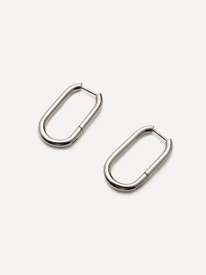 Large U Hoop Ohrringe