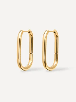 Large U Hoop Ohrringe