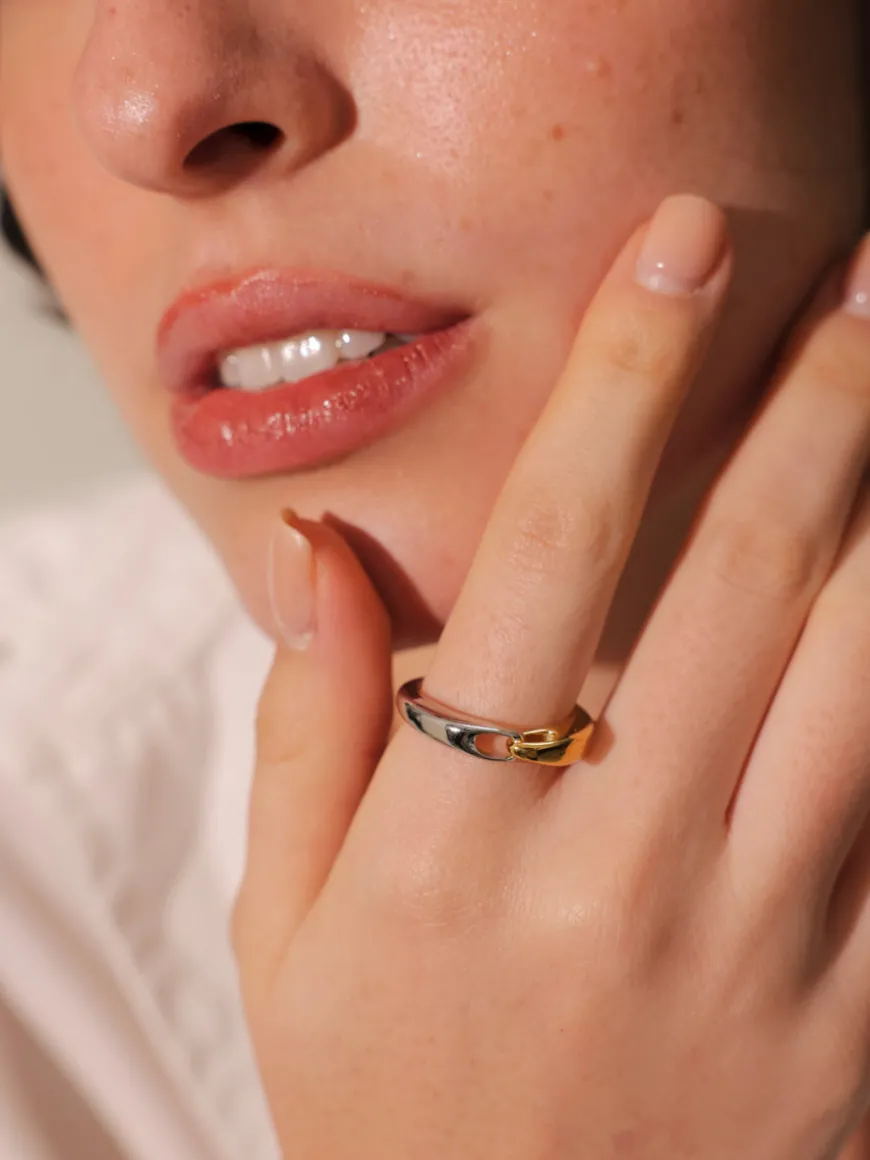 Linked Together Ring