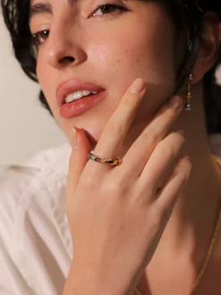 Linked Together Ring