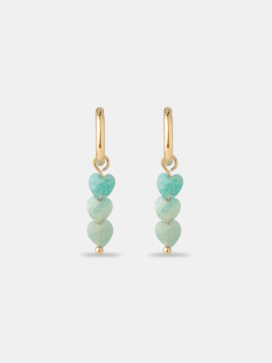 Love Droplets Sea Green Ohrringe