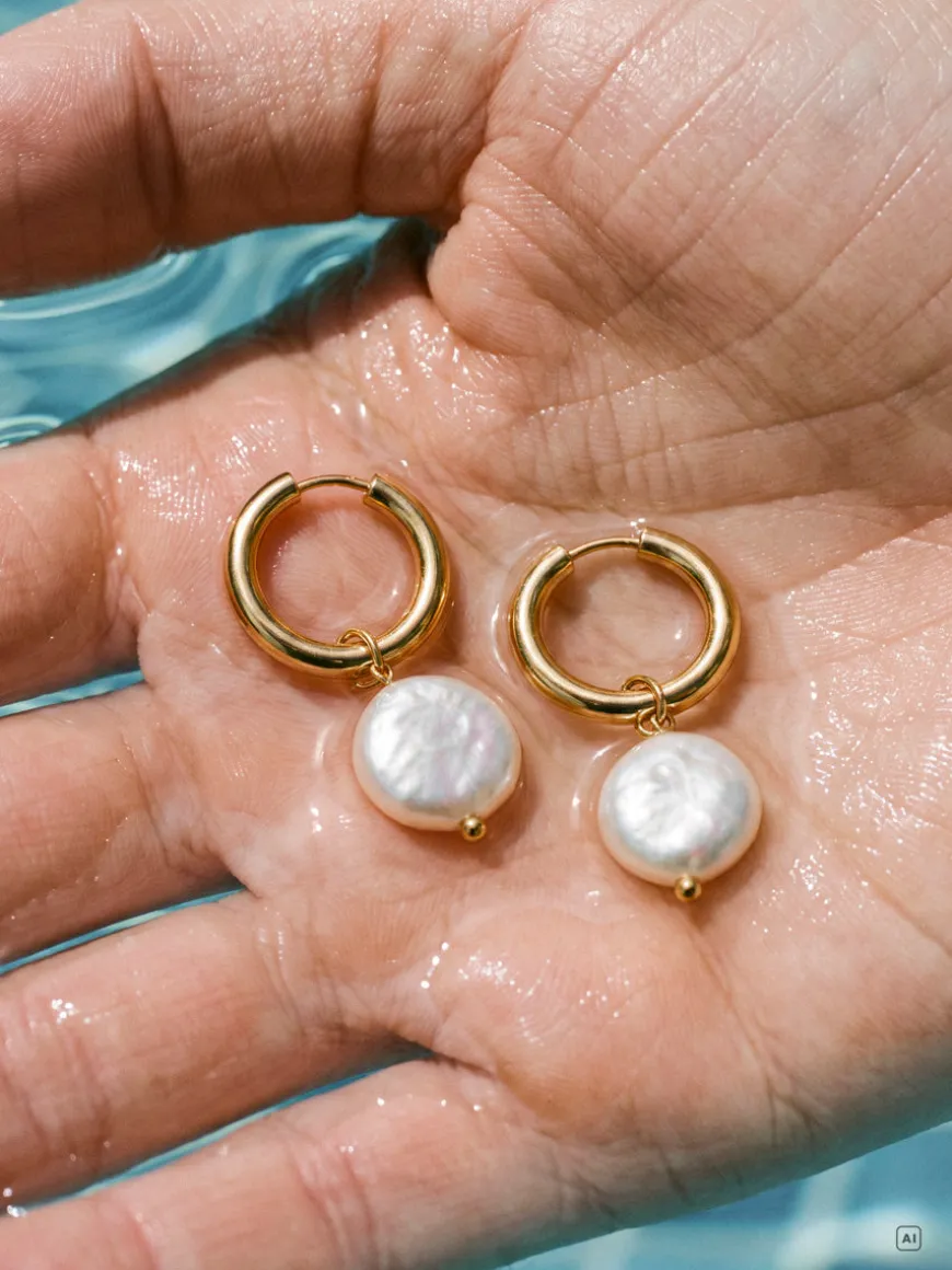 Lunar Pearl Ohrringe